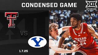 Texas Tech vs. BYU Condensed Game | 2024-25 Big 12 Men's Basketball