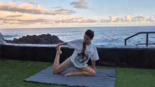 Hip opening yoga