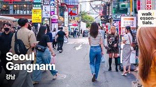 Gangnam Lunch and After Work Walk ‍ ( Seoul,Korea ) 4K 강남의 점심&퇴근