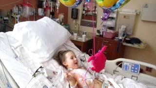 Jordan playing after open heart surgery