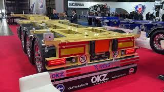OKZ Trailer Stand At Transpotec Logitec 2024 Italy