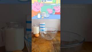 Peppa Pig Learns How To Make Pancakes! #shorts