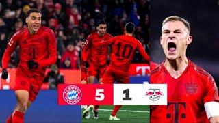 Bayern München gegen RB Leipzig 5-1 & Highlights Tore & Musiala, Kimmich , Sane Tore vs. Leipzig