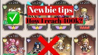 Pixel Hero - How to reach 4000k combat power?