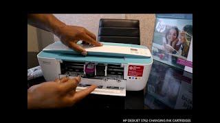 HP DESKJET 3762 CHANGING INK CARTRIDGES