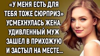 «У меня есть для тебя тоже сюрприз» усмехнулась жена. Удивленный муж зашел в прихожую и…