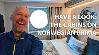 Norwegian Prima Cabins: Tours of Eight Staterooms