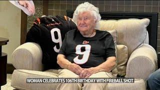 106-year-old Ohio woman takes Fireball whiskey shot on birthday