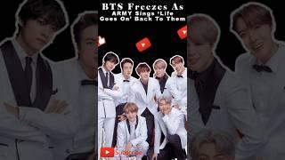 𝗝𝘂𝘀𝘁 𝗹𝗼𝗼𝗸 𝗮𝘁 𝘃 𝗵𝗼𝘄 𝗵𝗮𝗽𝗽𝘆 𝗵𝗲 𝗶𝘀 𝘄𝗵𝗲𝗻 𝗵𝗲 𝘀𝗮𝗶𝗱 𝗮𝗿𝗺𝘆. 𝗧𝗵𝗲 𝗪𝗵𝗼𝗹𝗲 𝗔𝗿𝗲𝗻𝗮 𝗦𝗮𝗻𝗴 𝗮𝗻𝗱 𝗕𝗧𝗦 𝗖𝗼𝘂𝗹𝗱𝗻’𝘁 𝗛𝗼𝗹𝗱 𝗕𝗮𝗰𝗸.