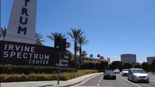 Irvine Spectrum Center Orange County California Driving and Walking Tour 2021