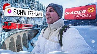 First Class on the GLACIER EXPRESS through the Swiss Alps! ️ (most beautiful train in the world)