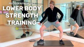 Lower Body Strength Training Using Precision Rotator Discs