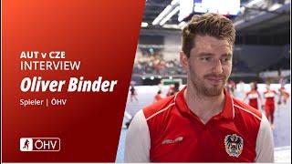 Oliver Binder nach dem Spiel gegen Tschechien im Interview #AUTCZE