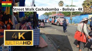  Street Walk Cochabamba - Bolivia - 4K