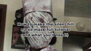 How to make the silent hill nurse mask! (Full tutorial)