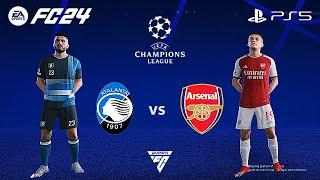 FC 24 - ATALANTA vs ARSENAL | UEFA Champions League | Round 1/8  2024/25 | PS5