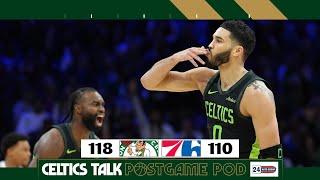 POSTGAME POD: Tatum leads huge C's' comeback in Philly, Luka Doncic trade reaction