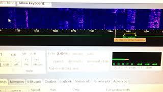 Synchronize any WebSDR (and Kiwi SDR) via CAT control by your radio in realtime.