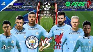 FC 25 - UCL FINAL - MESSI RONALDO, HAALAND, - ALL STARS TOGETHER - MCI VS LIV | PS5™ SLIM |