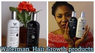 Review | Hair Growth SHAMPOO & CONDITIONER | Waterman Hair Growth  products | Back2Naturalgirls