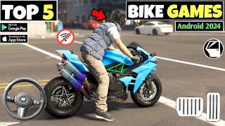 Top 5 BIKE DRIVING Games For Android | best bike games for android 2024