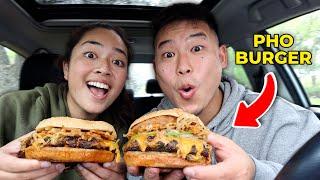 We Tried a PHO + BURGER Combination !!