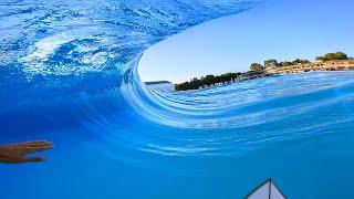 SURFING BACKSIDE BARRELS AT URBNSURF! (POV) *BIRTHDAY SESH*