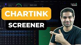 Chartink Intraday Scanner | How to build scanner & dashboard for trading? | intraday stock selection