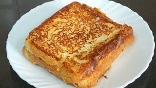 classic eggless french toast | fried milk toast | breakfast recipe | simple bread toast