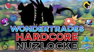 Can I Beat A Pokemon Sword Hardcore Nuzlocke With Only Wondertrades?!(no items)