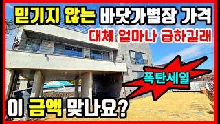 [속보] 얼마나 급하길래~ 바닷가 주택 같은 고급 별장 가격 말이 되나요? 바닷가 주택매매 바닷가 전원주택매매  바닷가 시골집 매매 포항부동산 포항주택매매 착한부동산tv