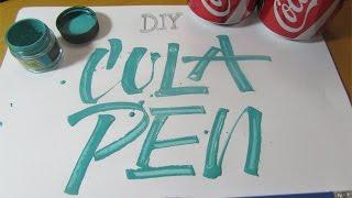 How to Make a Cola Pen for Calligraphy