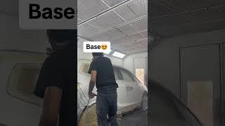 Base coat!  #car #painting #fun #satisfying #fyp