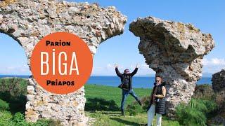 2 ANTİK KENT BİRDEN| Yeni Video Biga’da KEMER-PARİON ve KARABİGA-PRİAPOS | 4K Vlog çekimi