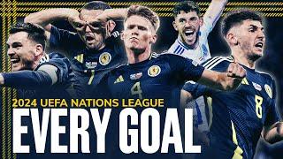 EVERY GOAL | UEFA Nations League 2024 | Robertson, McGinn, McTominay & More! | Scotland