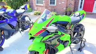 What Should You Buy? Honest Review of a 2023 Yamaha R1, 2023 Kawasaki ZX-10R KRT and 2023 Yamaha R1M