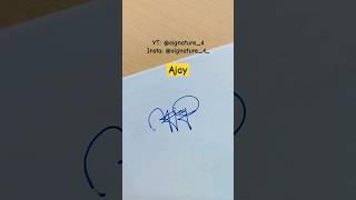 #ajay #signature #style #name #calligraphy #shorts