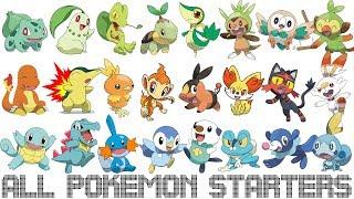 All Generations Pokémon Starters