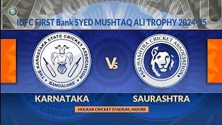 Karnataka vs Saurashtra highlights | Syed mushtaq Ali trophy 2024