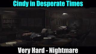 Cindy in Desperate Times (Very Hard | Nightmare) Resident Evil Outbreak File #2 (PS2)