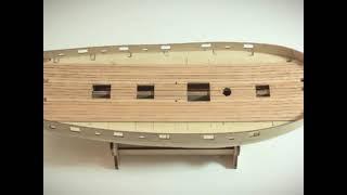 Lady Nelson Animated Ship Model Build.