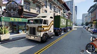 Heavy Haulage with the Gavril T-Series - BeamNG.Drive v0.31 | Thrustmaster TX