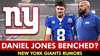 Brian Daboll Speaks On BENCHING DANIEL JONES | New York Giants News