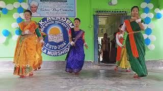 5th September 2024 Teachers' Day celebration, performing class IX girls