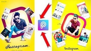 Instagram 3D Editing in PicsartInsta viral editing /Picsart New Model Editing Tutorials