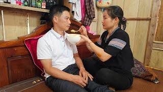 Tan Is Sick in Bed: But Still Worried as An Builds the New Pigsty All Alone on the Farm | Ly Phuc An