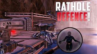 Raiding A Rathole Then Defending Mine  - ARK Solo