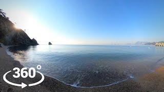 Утро на пляже - VR relax 360° 5K video - Море, лето, релакс