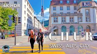 Switzerland Chur  Oldest City Walking tour 4K HDR Exploring the Beauty of Graubünden