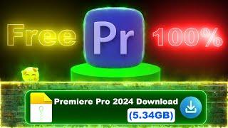 Adobe Premiere Pro Download | Free Download Install Premiere Pro 2024 ( No Crack 100% Legal )